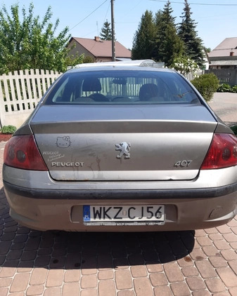 Peugeot 407 cena 3500 przebieg: 244784, rok produkcji 2007 z Kozienice małe 7